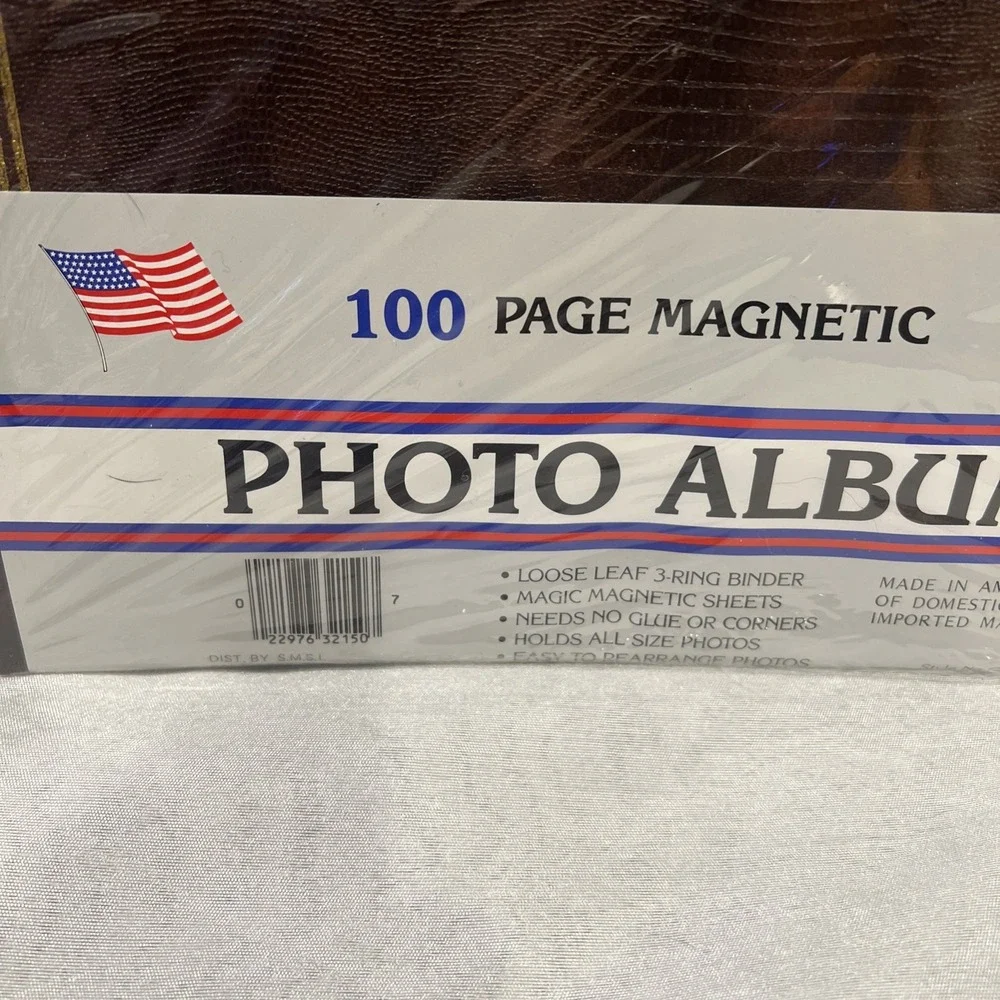 Vintage Pioneer Deluxe Cover 100 Photo Album Large Fast-stick 50 Sheets NEW USA